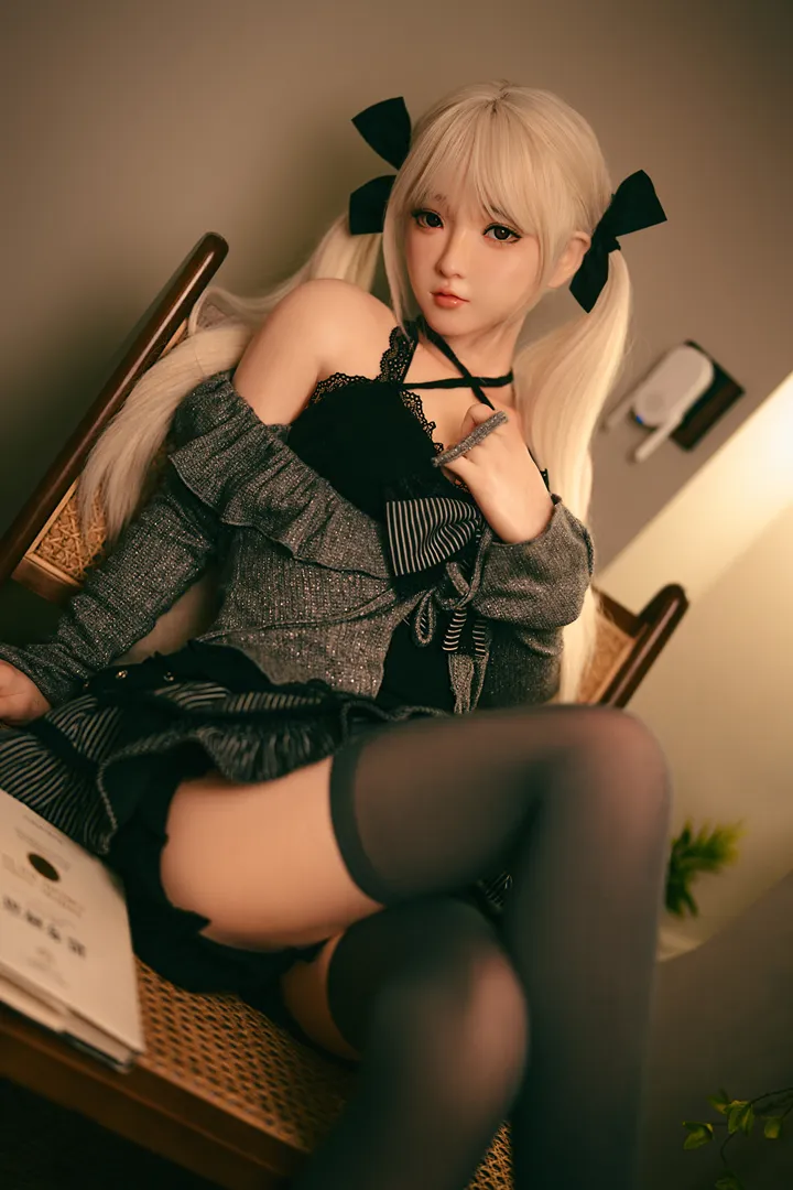 150cm (4ft11) Small Breasts Realistic Lifelike Silicone Sex Doll Haruki, ROS Head #18B